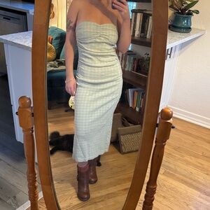 Free People beachy mint bodycon dress